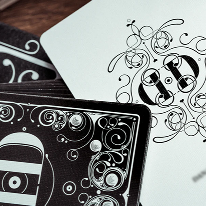 Smoke & Mirror (Mirror- Black) Deluxe Limited Edition Playing Cards by Dan & Dave