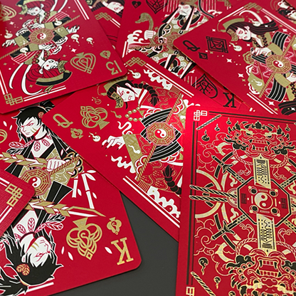 Geung Si The Torpor (Red) Playing Cards