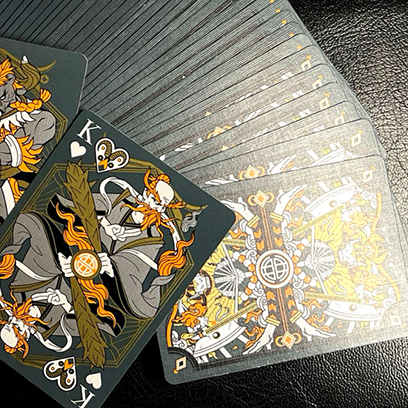 Bicycle Bull Demon King (Demolition Grey) Playing Cards