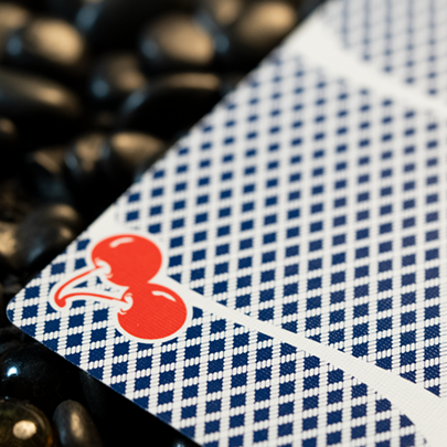 Limited Bee X Cherry (Blue) Playing Cards