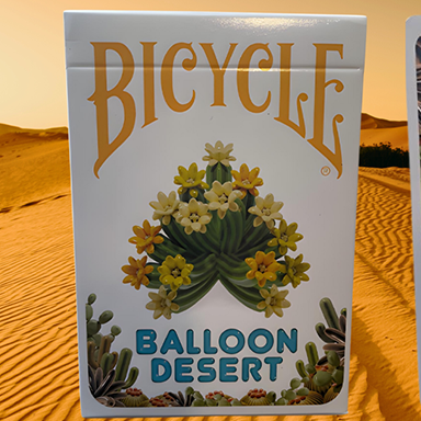 Bicycle Balloon Desert Playing Cards