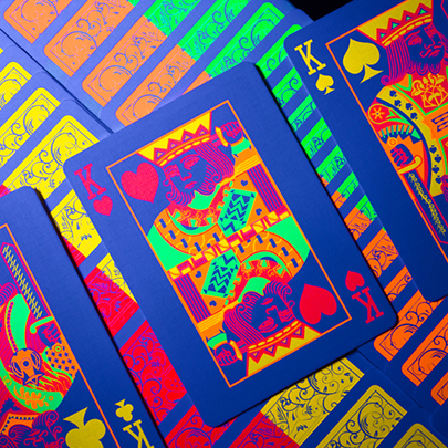 QUAD Florescent Playing Cards