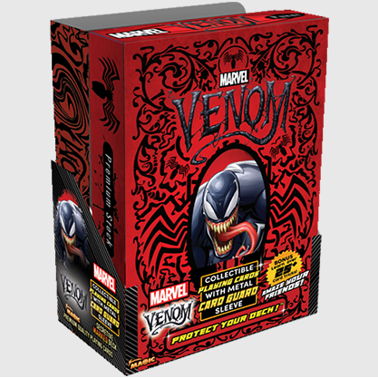 venom card sleeves Marvel Venom Playing Cards (Plus Card Guard) – SoCal Playing Cards LLC