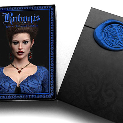limited edition playing cards Rubynis Royal Playing Cards Blue Wax Seal (Limited Edition)