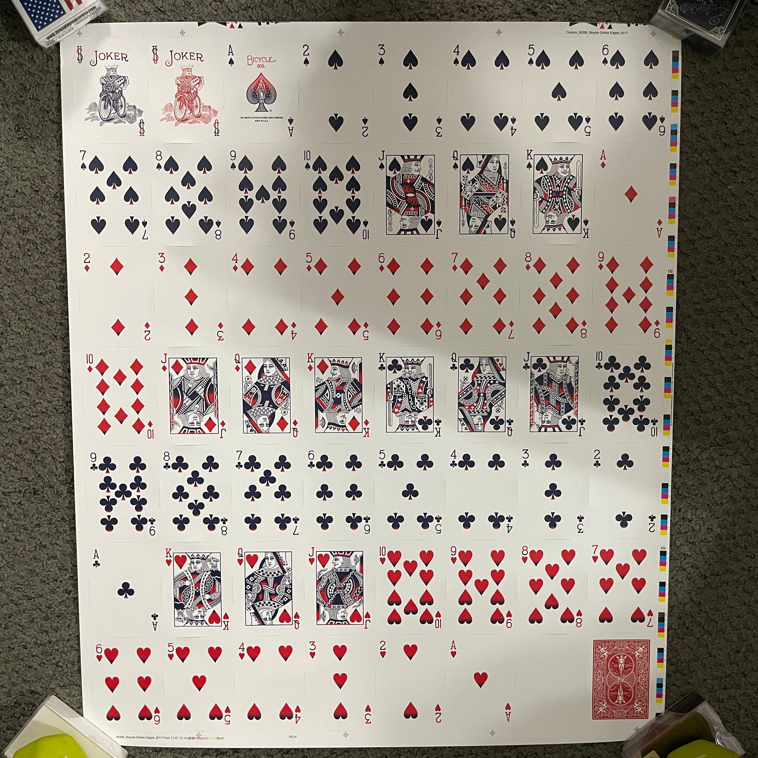 Bicycle Ombre (Uncut Sheet)