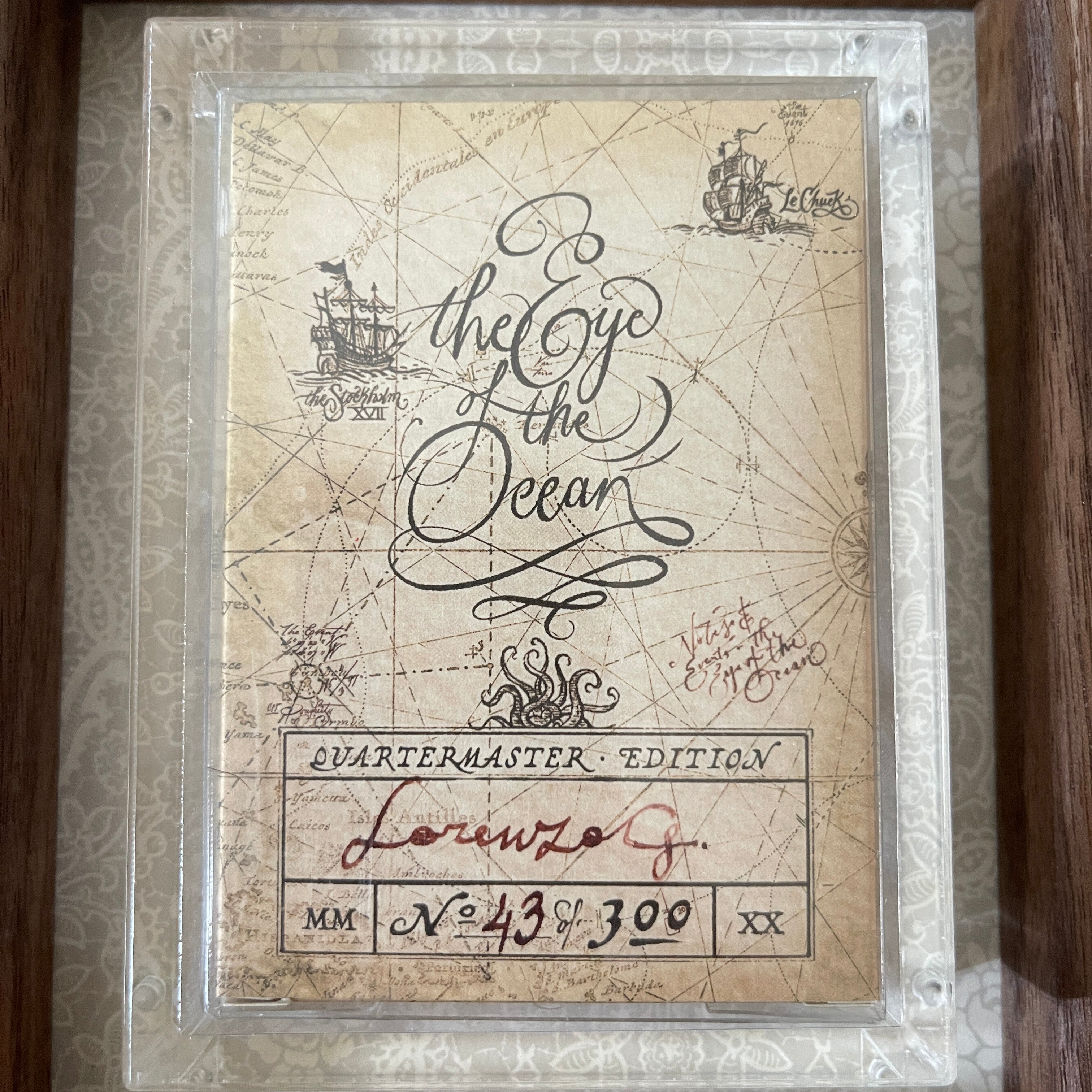 The Eye Of The Ocean (Quartermaster Edition #043/300, CUSTOM FRAMED)