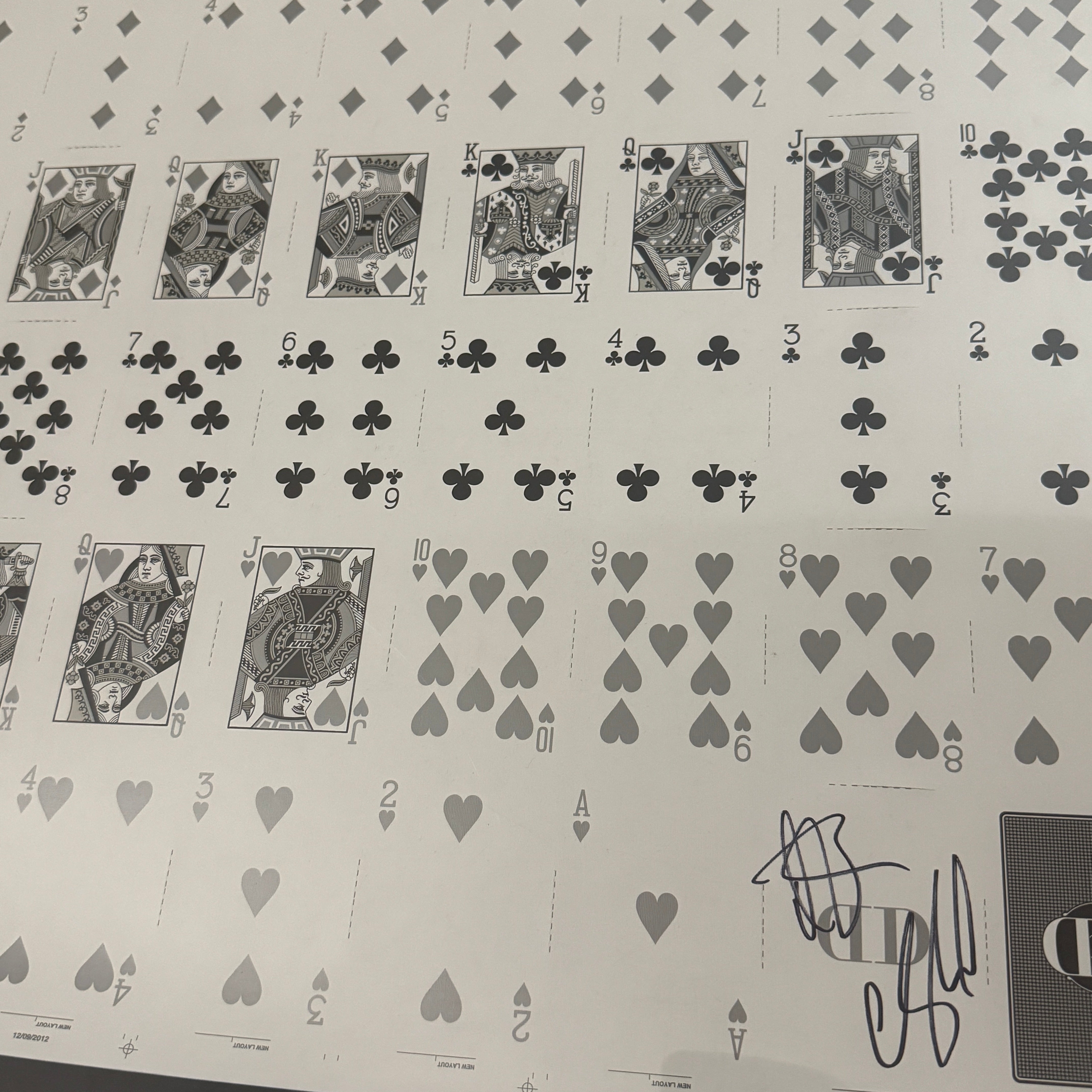 Smoke & Mirrors Carbon (Signed) Uncut Sheet [AUCTION]