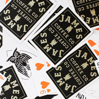 James Coffee (V2/Black) Playing Cards