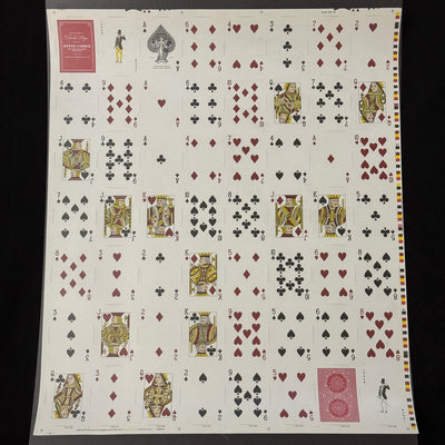 Tycoons (Red) Uncut Sheet [AUCTION]