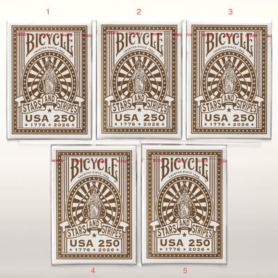 Bicycle America 250th Gilded Collection (Imperfect Set) [AUCTION]