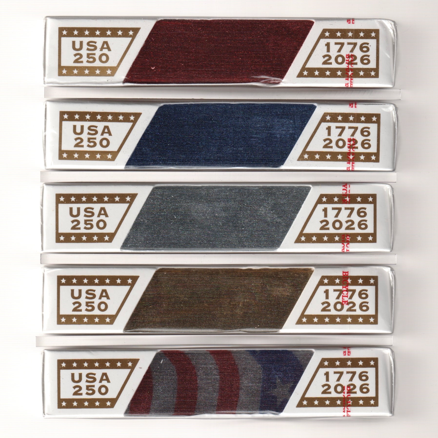 Bicycle America 250th Gilded Collection (Imperfect Set) [AUCTION]