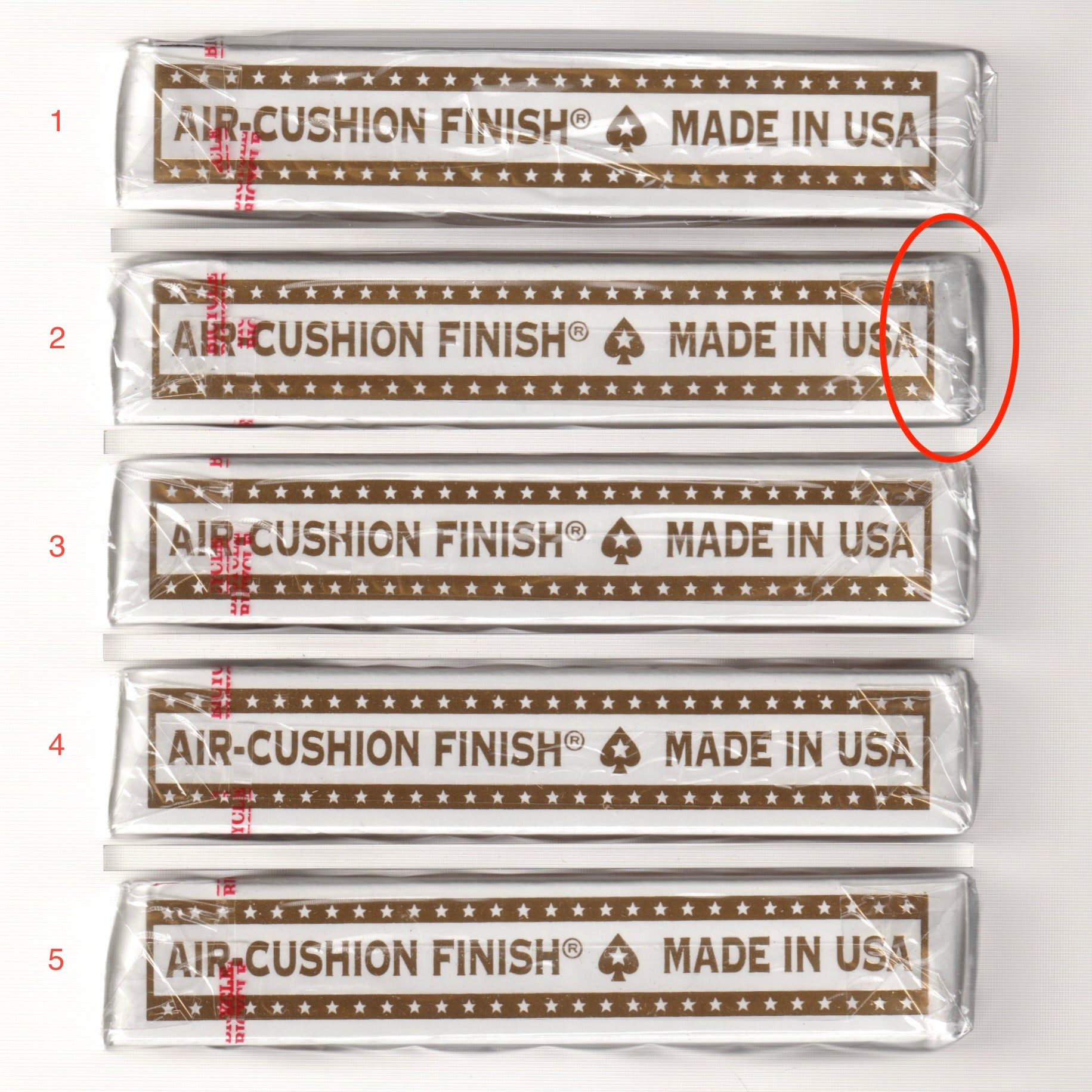 Bicycle America 250th Gilded Collection (ALL DAMAGED) [AUCTION]