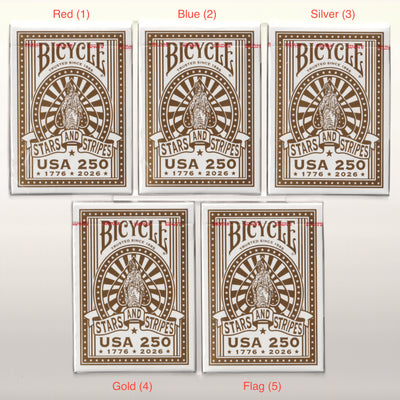 Bicycle America 250th Gilded Collection & Case [AUCTION]