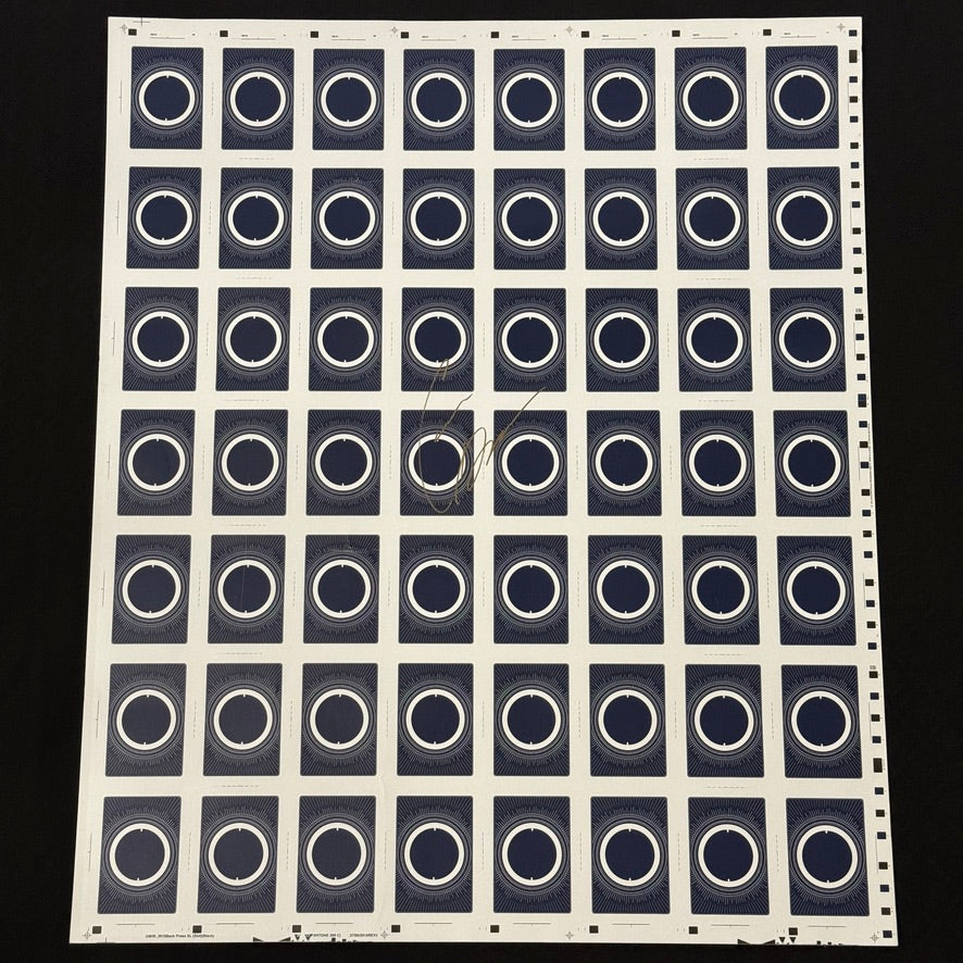 Orbit First Edition Uncut Sheet (Signed) [AUCTION]