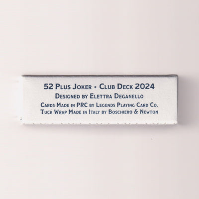 52 Plus Joker 2024 Club Deck (Signed by Elettra Deganello) [AUCTION]