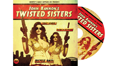 Twisted Sisters 2.0 (Gimmicks and Online Instructions) Bicycle Back by John Bannon - Trick