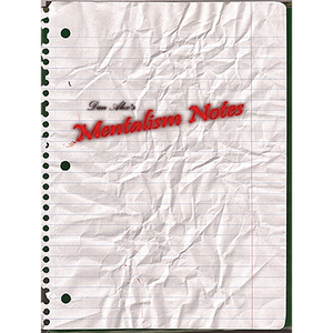 Mentalism Notes by Dan Alex - eBook DOWNLOAD