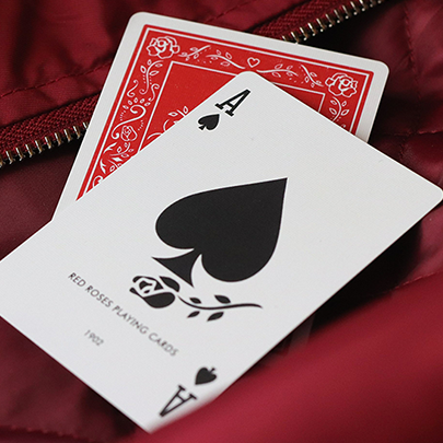 Red Roses Playing Cards