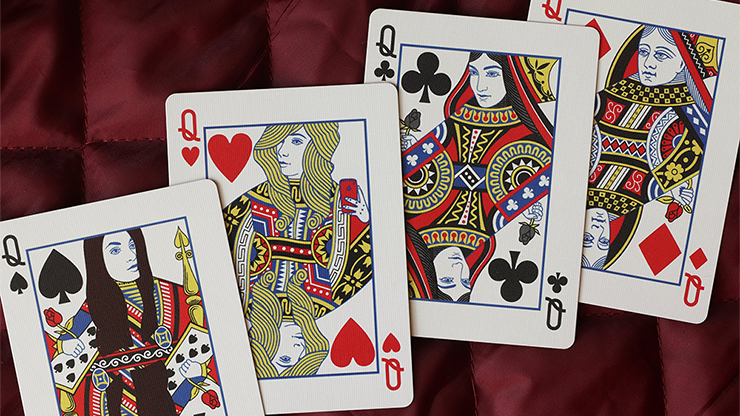 Red Roses Playing Cards