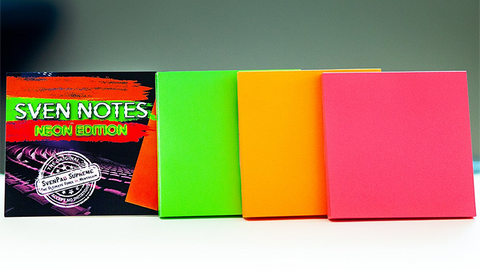 Sven Notes NEON EDITION (3 Neon Sticky Notes Style Pads) - Trick