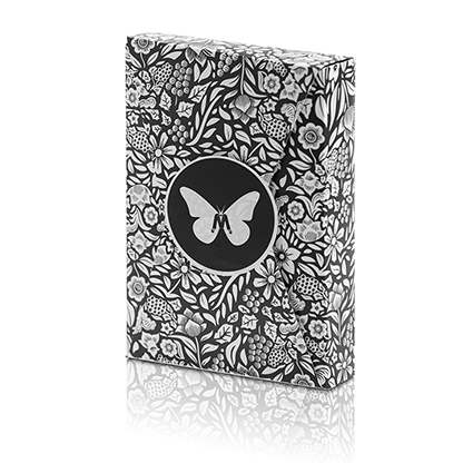 [CLEARANCE] Limited Edition Butterfly Playing Cards Marked (Black and White)