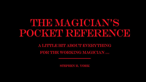 The Magician's Pocket Reference by Stephen R. York eBook DOWNLOAD