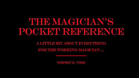 The Magician's Pocket Reference by Stephen R. York eBook DOWNLOAD