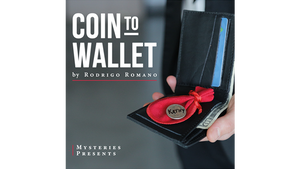 Coin to Wallet (Gimmicks and Online Instructions) by Rodrigo Romano and Mysteries - Trick