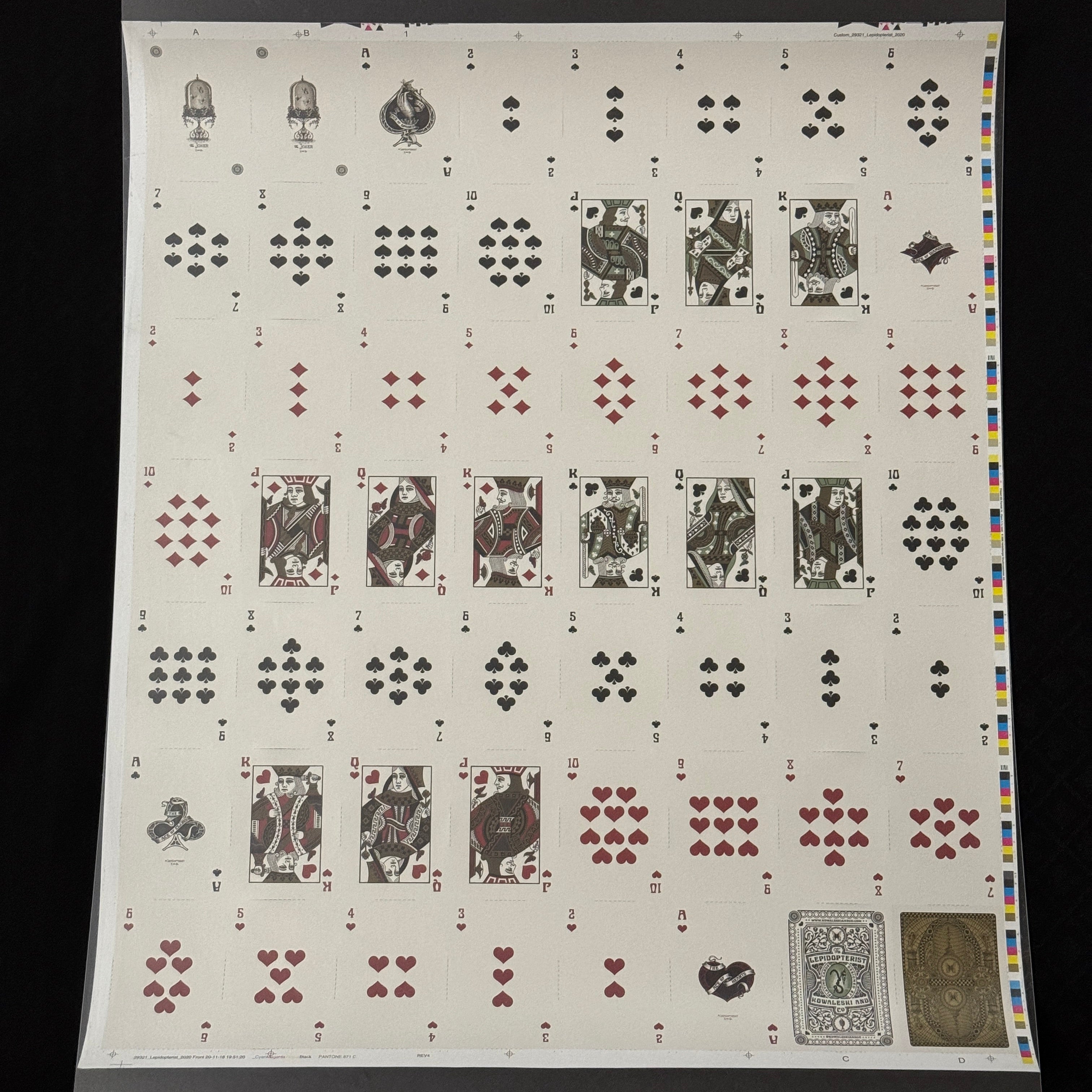 The Lepidopterist Uncut Sheet [AUCTION]