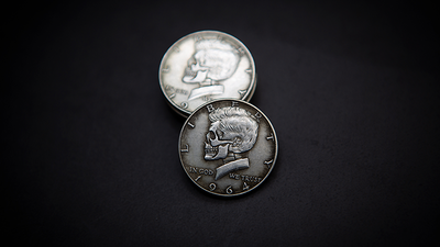 KENNEDY SKULL HEAD COIN by Men Zi  Magic