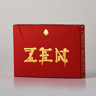 Royal Zen (RED/GOLD) Playing Cards by Expert Playing Cards