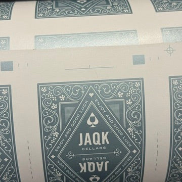 JAQK Light Blue Uncut Sheet [AUCTION]