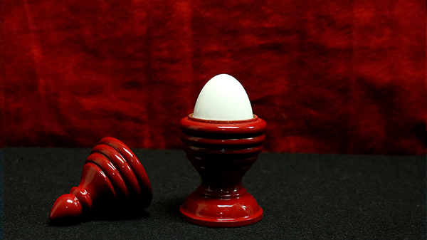 EGG VASE & SILK (RED) by Premium Magic - Trick