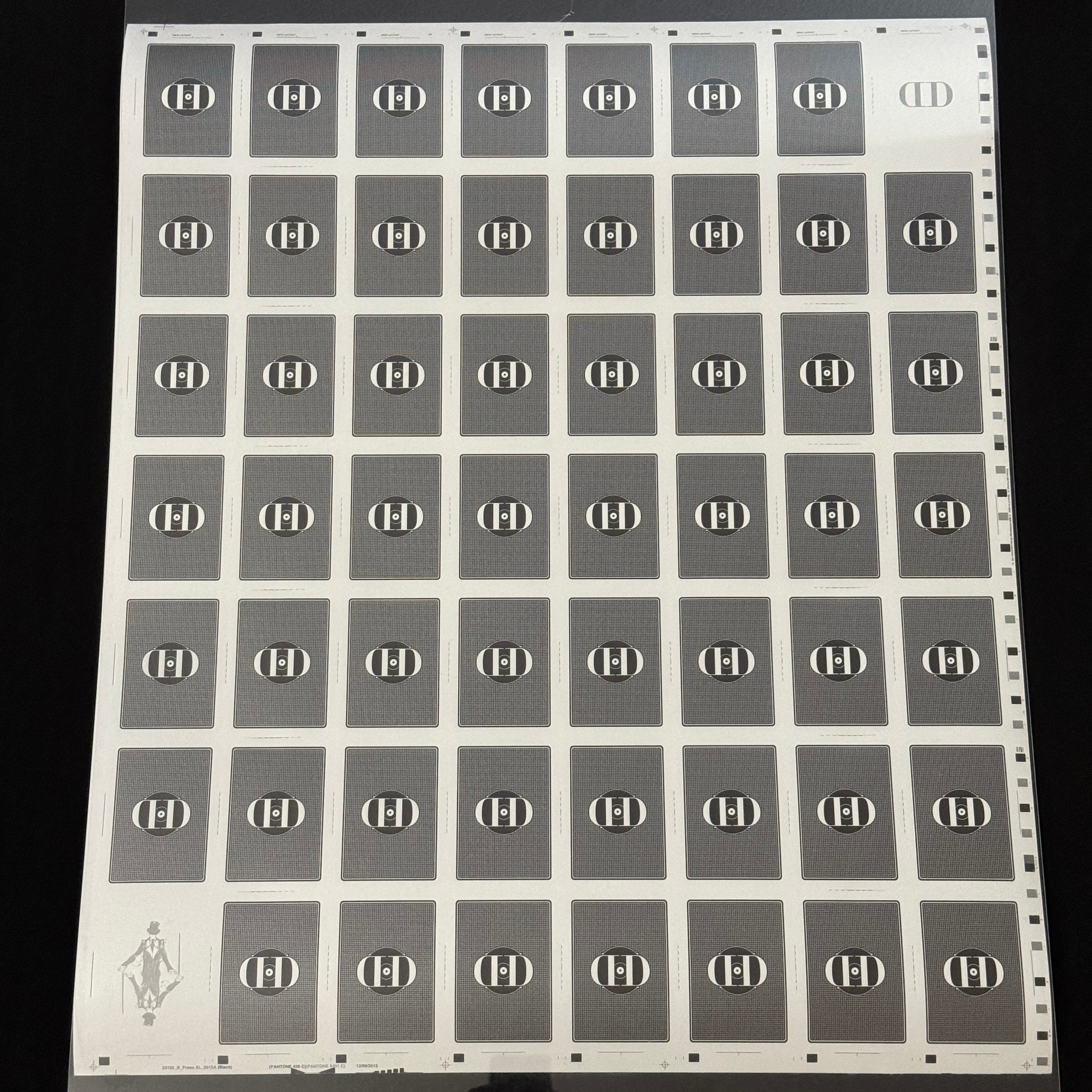 Smoke & Mirrors Carbon (Signed) Uncut Sheet [AUCTION]