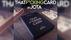 That f*cking card (Gimmick and Online Instructions) by JOTA - Trick