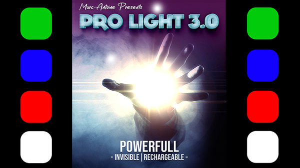 Pro Light 3.0 Green Pair (Gimmicks and Online Instructions) by Marc Antoine - Trick