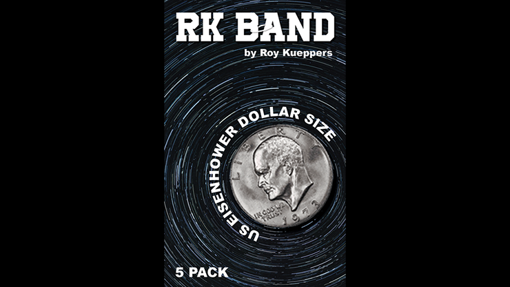 RK Bands Dollar Size For Flipper coins (5 per package) - Trick