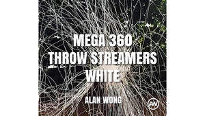 MEGA 360 Throw Streamers WHITE by Alan Wong - Trick