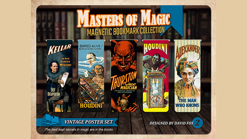 Masters of Magic Bookmarks Set 2. by David Fox - Trick