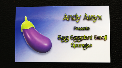 Sponge Emoji EGGPLANT (4PK.)