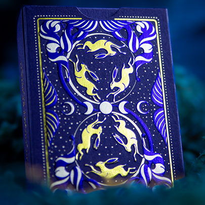 Under the Moon (Midnight Blue) Playing Cards