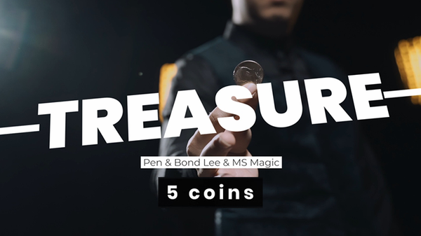 Treasure (5 coin holder) by Pen & MS Magic - Trick