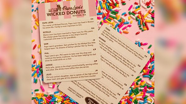 Papa Leon's Wicked Donuts (Chocolate) Playing Cards