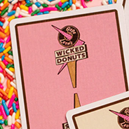 Papa Leon's Wicked Donuts (Strawberry) Playing Cards