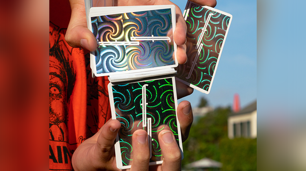 Fontaine: Spiral Holographic Playing Cards