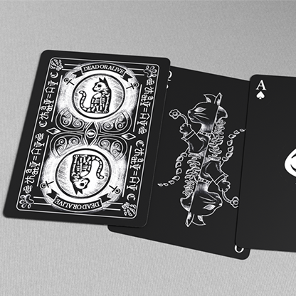 Schrodinger's Cat: Dead Black Edition Playing Cards