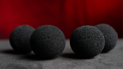 Magic Sponge Balls 50PK BLACK 1" by Murphy's Magic
