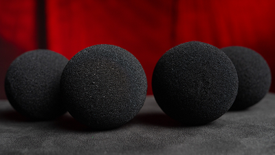 Magic Sponge Balls 50PK BLACK 3" by Murphy's Magic