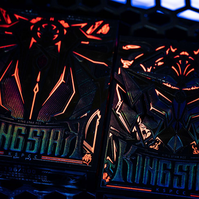 Knights on Debris (Thunder Armor Collector's Set) Playing Cards by KINGSTAR