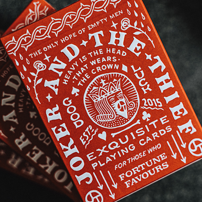 JT Crown (Red) Playing Cards by Joker and the Thief